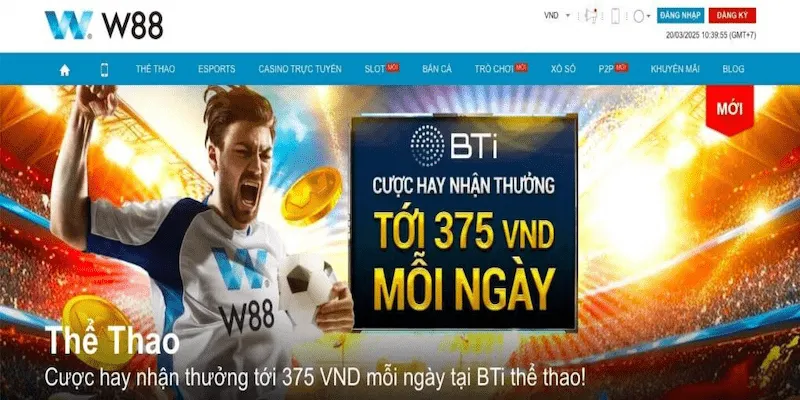 Các sản phẩm cá cược hấp dẫn tại nhà cái W88
