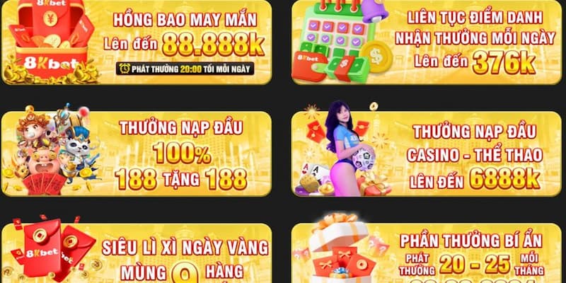 Khuyến mãi 8kbet Tip khi tham gia khuyến mãi 8kbet